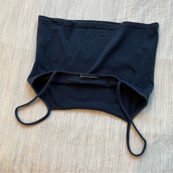 Brandy Melville Navy Blue Cotton Camisole Top - Picture 4 of 10